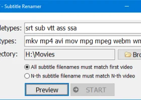 Subtitle Renamer