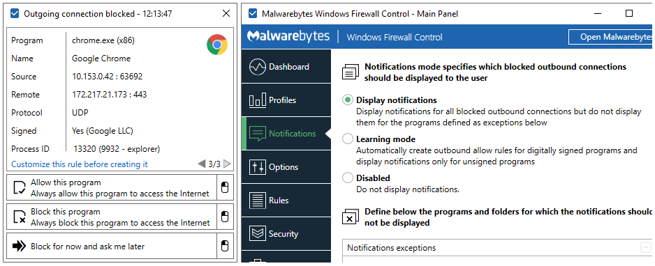 Windows Firewall Control